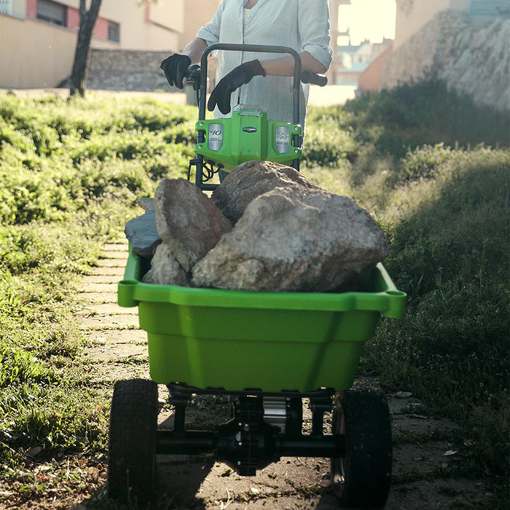 GreenWorks G40GC 100kg G-MAX 40V Self-Propelled Garden Cart (Bare Tool)