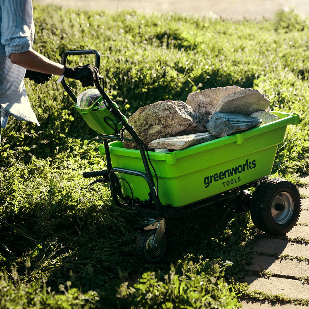 GreenWorks G40GC 100kg G-MAX 40V Self-Propelled Garden Cart (Bare Tool)