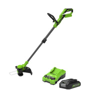 GreenWorks G40LT33K2 G-MAX 40V Cordless Grass Trimmer / Lawn Edger (with 2Ah Battery & 2A Charger)