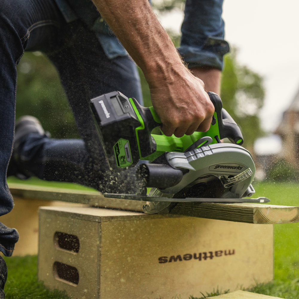GreenWorks GD24CS Brushless 24V Circular Saw (Bare Tool)