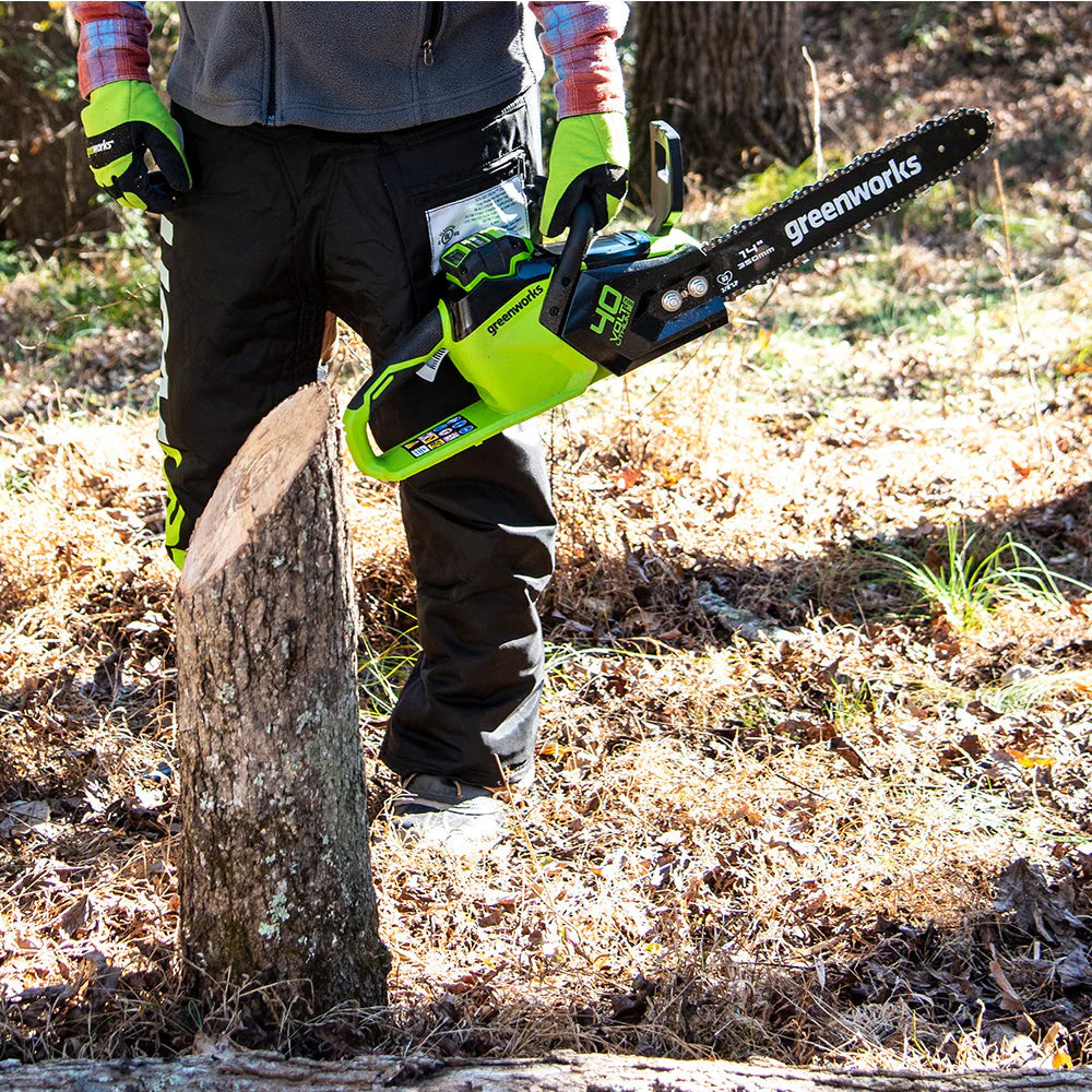 GreenWorks GD40CS15 35cm G-MAX 40V Cordless Chainsaw (Bare Tool)