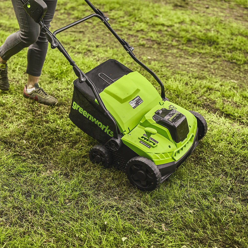 GreenWorks GD40SC38II G-MAX DigiPro 40V Cordless Lawn Scarifier & Dethatcher (Bare Tool)