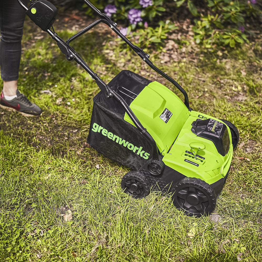 GreenWorks GD40SC38II G-MAX DigiPro 40V Cordless Lawn Scarifier & Dethatcher (Bare Tool)