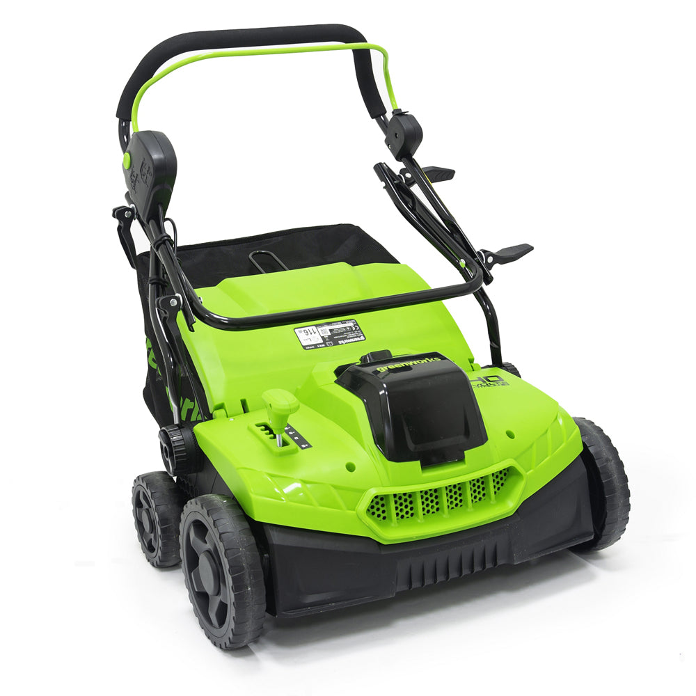 GreenWorks GD40SC38II G-MAX DigiPro 40V Cordless Lawn Scarifier & Dethatcher (Bare Tool)