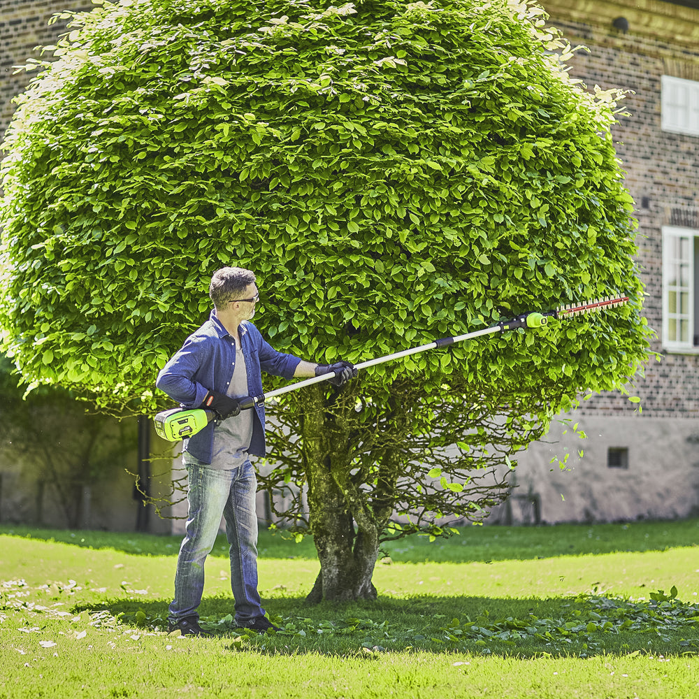 GreenWorks Pro GD60PHT51 60V Cordless Long Reach Hedge Trimmer (Bare Tool)
