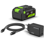 GreenWorks K2S4BEA 24V 4.0Ah High Performance Battery & Charging Block Starter Kit