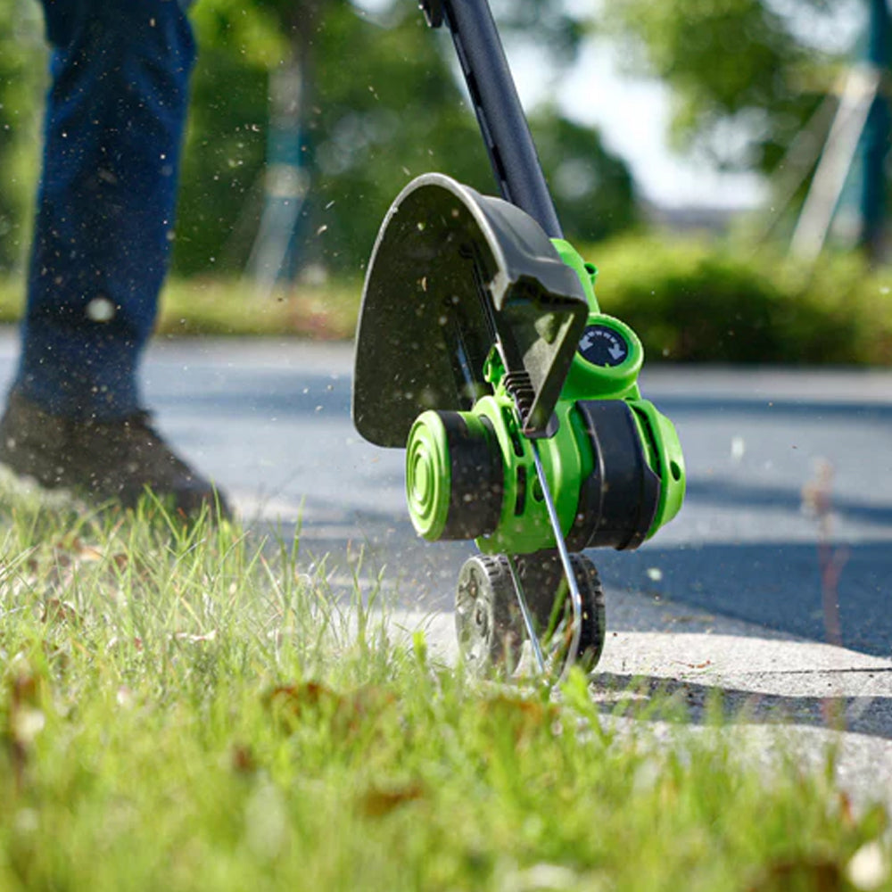 GreenWorks ST24B218-01 24V Cordless Grass Trimmer / Lawn Edger (with 2Ah Battery & Charger)