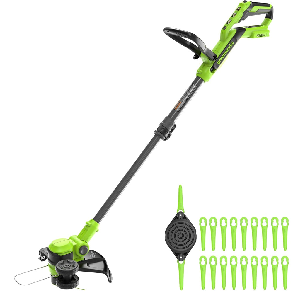 GreenWorks ST24B218-01 24V Cordless Grass Trimmer / Lawn Edger (with 2Ah Battery & Charger)