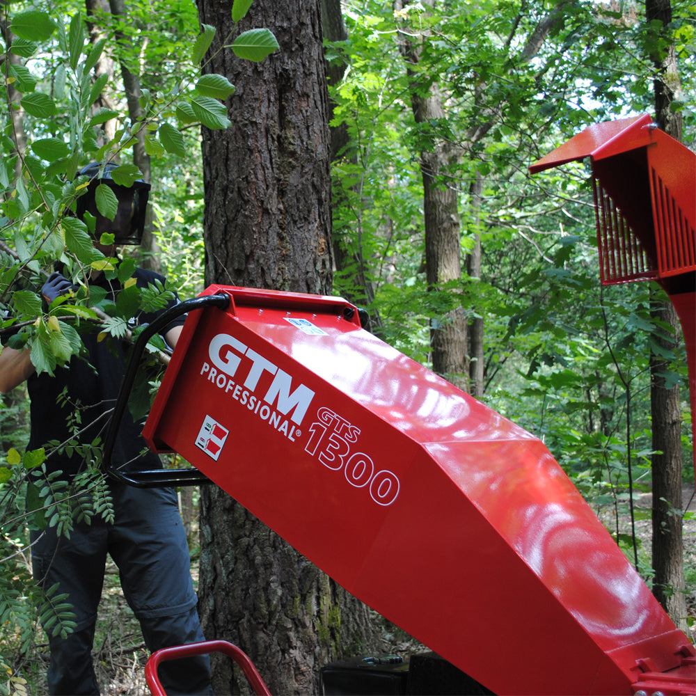 GTM Professional GTS1300 12cm V5 Wood Chipper (Recoil Start)