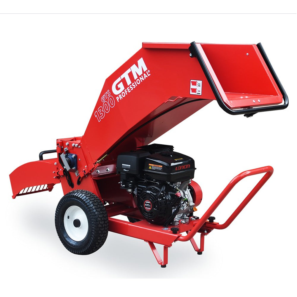 GTM Professional GTS1300C Compo 10cm Wood Chipper (Recoil Start)