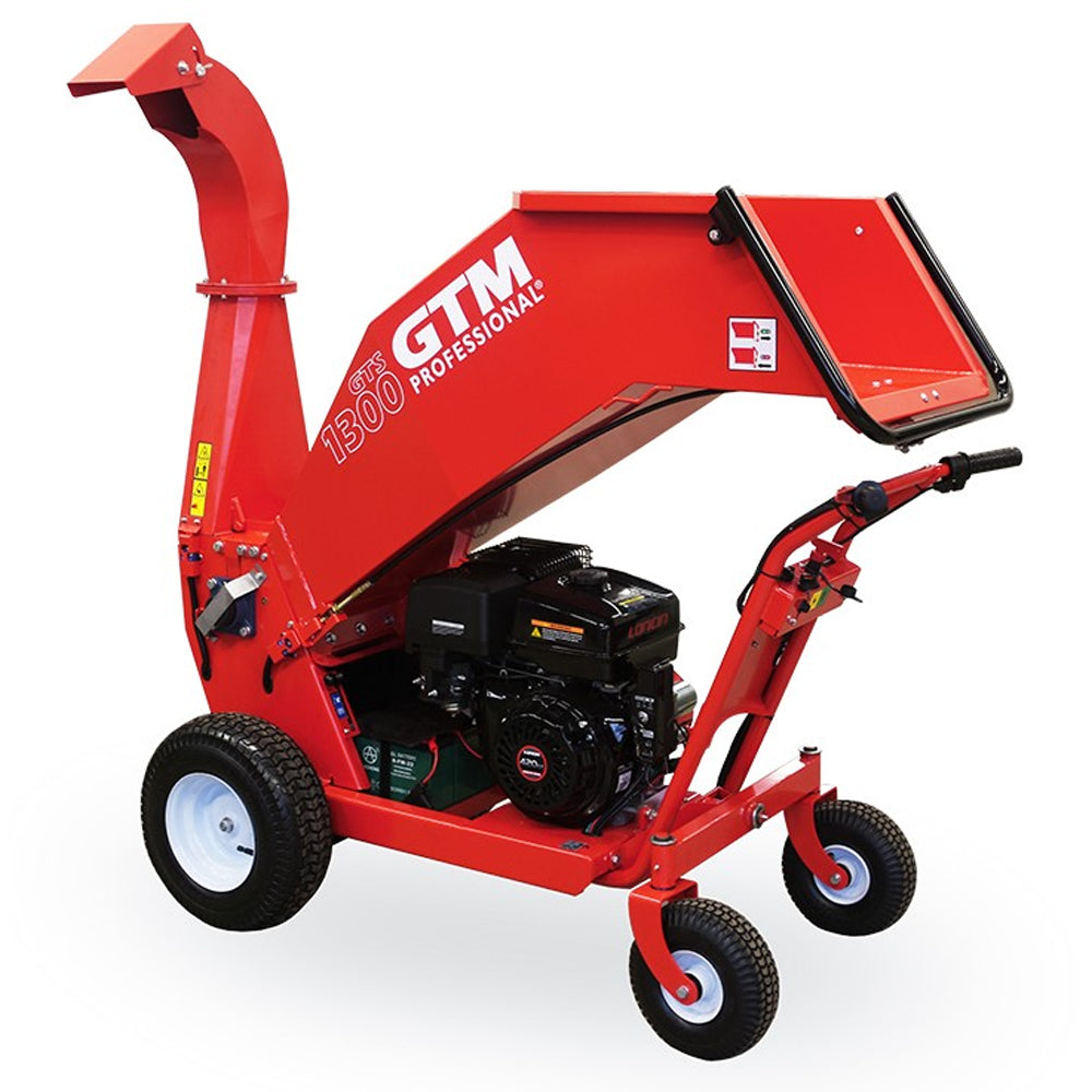 GTM Professional GTS1300WD Wheel Driven 10cm Wood Chipper