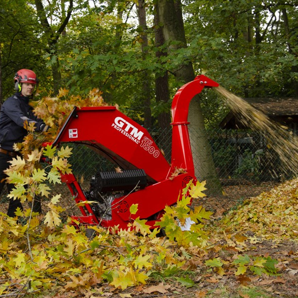 GTM Professional GTS1800WD Wheel Driven 12cm Wood Chipper (Honda Engine)