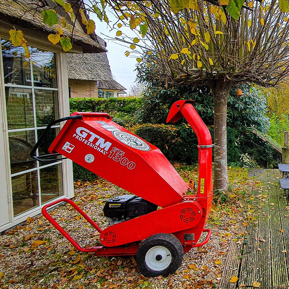 GTM Professional GTS1300 12cm V5 Wood Chipper (Recoil Start)