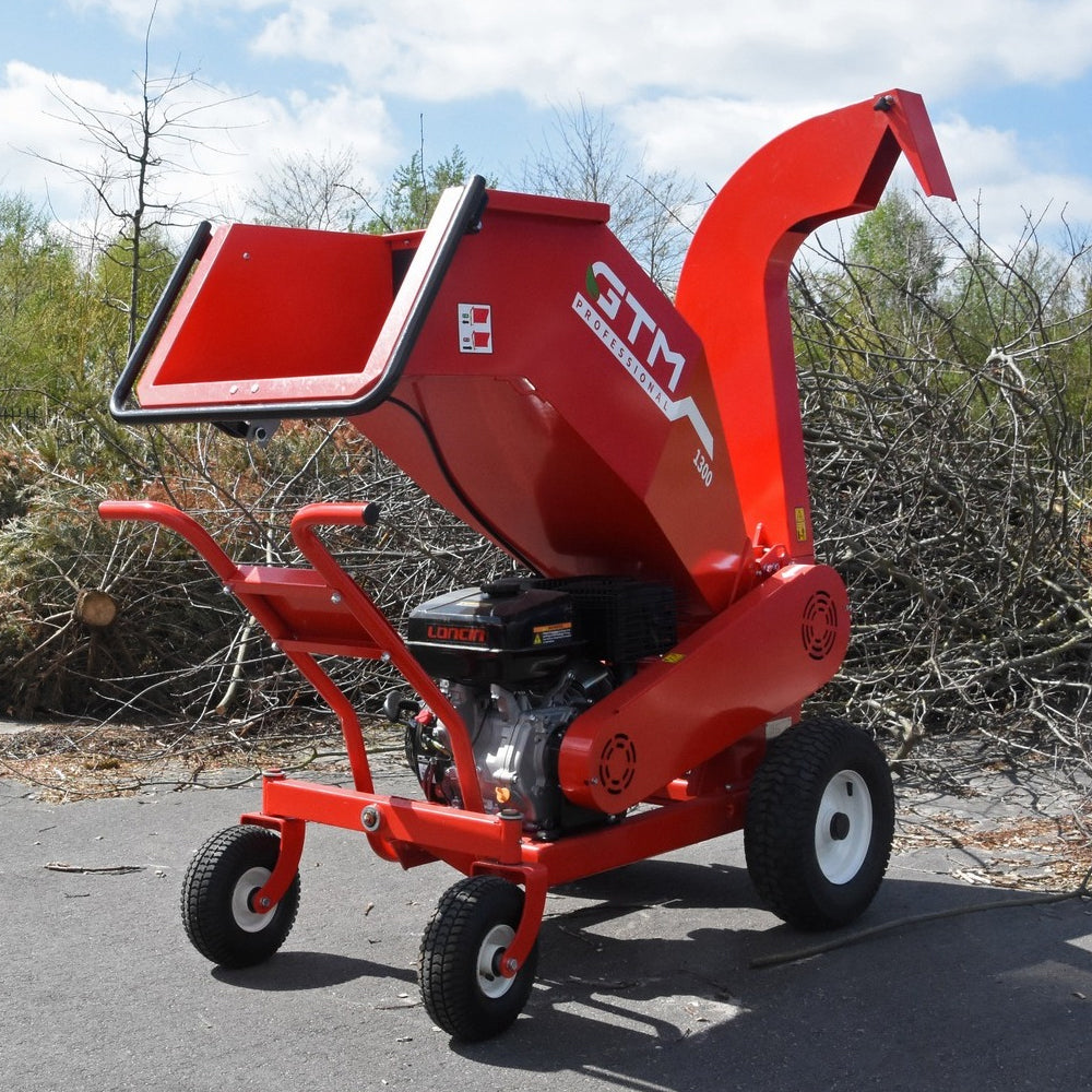 GTM Professional GTS1300WD Wheel Driven 10cm Wood Chipper
