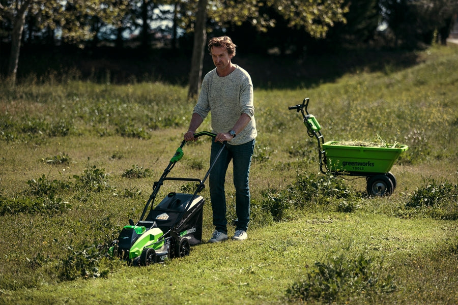 GreenWorks GWG40GC 100kg G-MAX 40V Self-Propelled Garden Cart (Bare Tool)