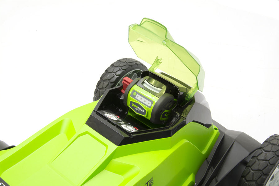 GreenWorks G40LM41K2X 2-in-1 G-MAX 40V Push Cordless Lawn Mower (with 2 x 2Ah Batteries and 2A Charger)
