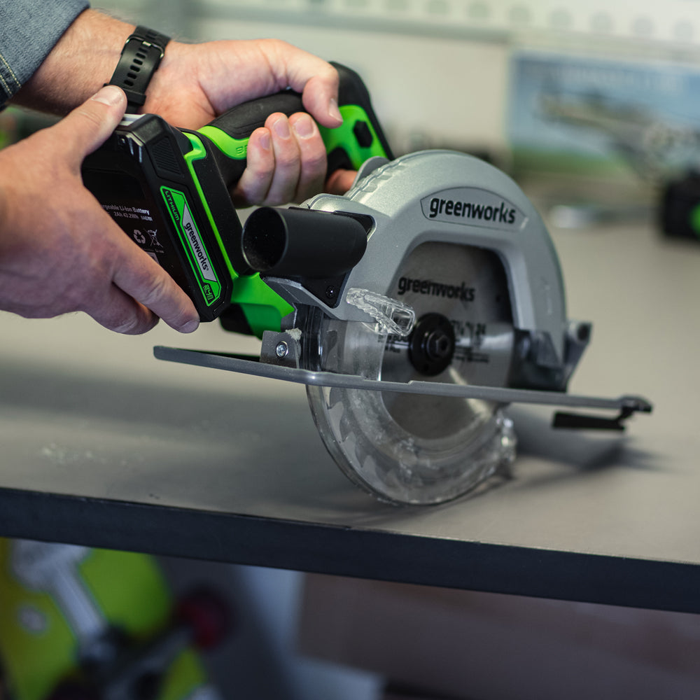 GreenWorks GD24CS Brushless 24V Circular Saw (Bare Tool)