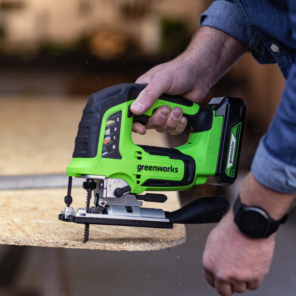 GreenWorks GD24JS Brushless 24V Jig Saw (Bare Tool)