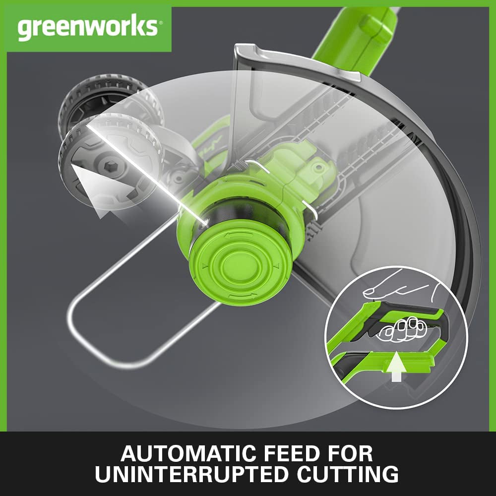 GreenWorks ST24L02-01 33cm 24V Cordless Grass Trimmer / Lawn Edger (Bare Tool)