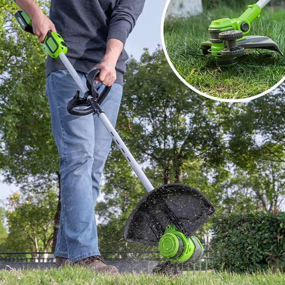 GreenWorks ST24L02-01 33cm 24V Cordless Grass Trimmer / Lawn Edger (Bare Tool)
