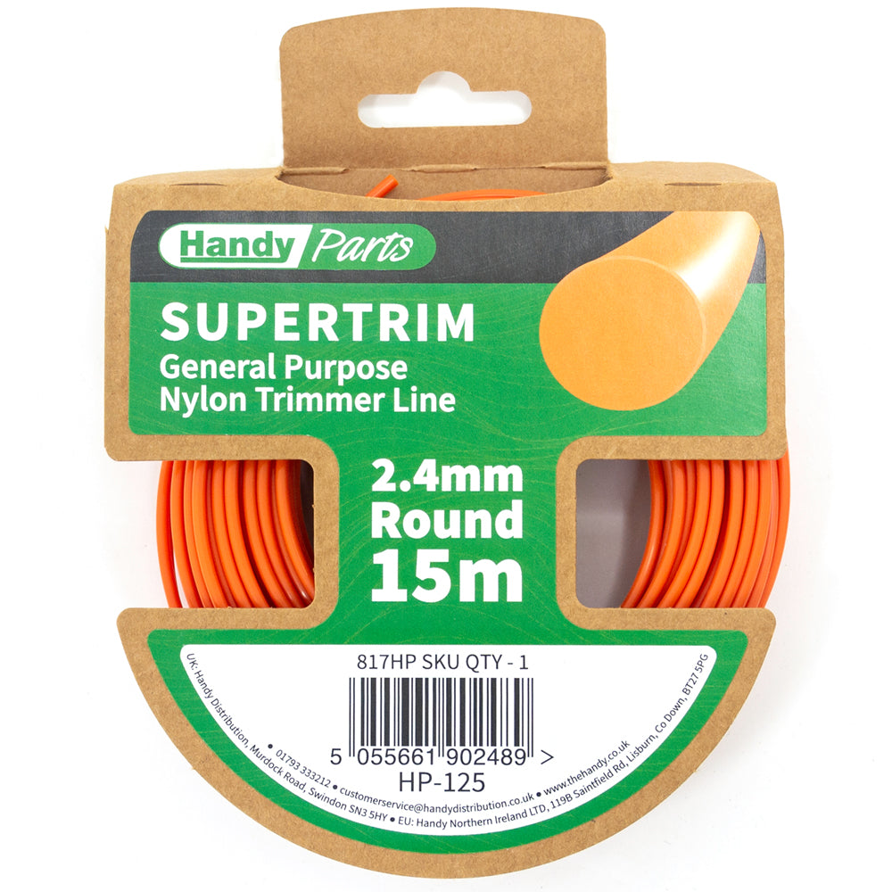 Handy Parts Supertrim 15m x 2.4 mm Round Nylon Trimmer Line