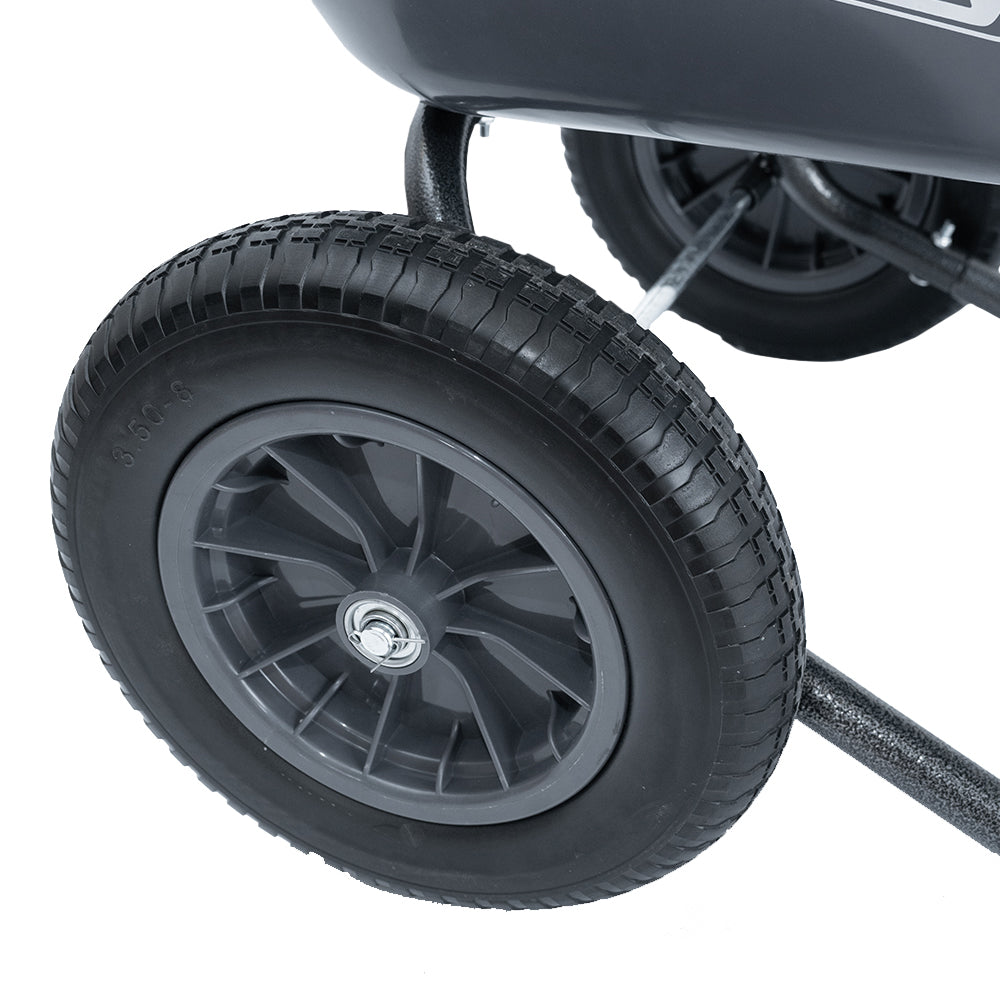 The Handy THWBTWIN 78 Litre Poly Wheelbarrow