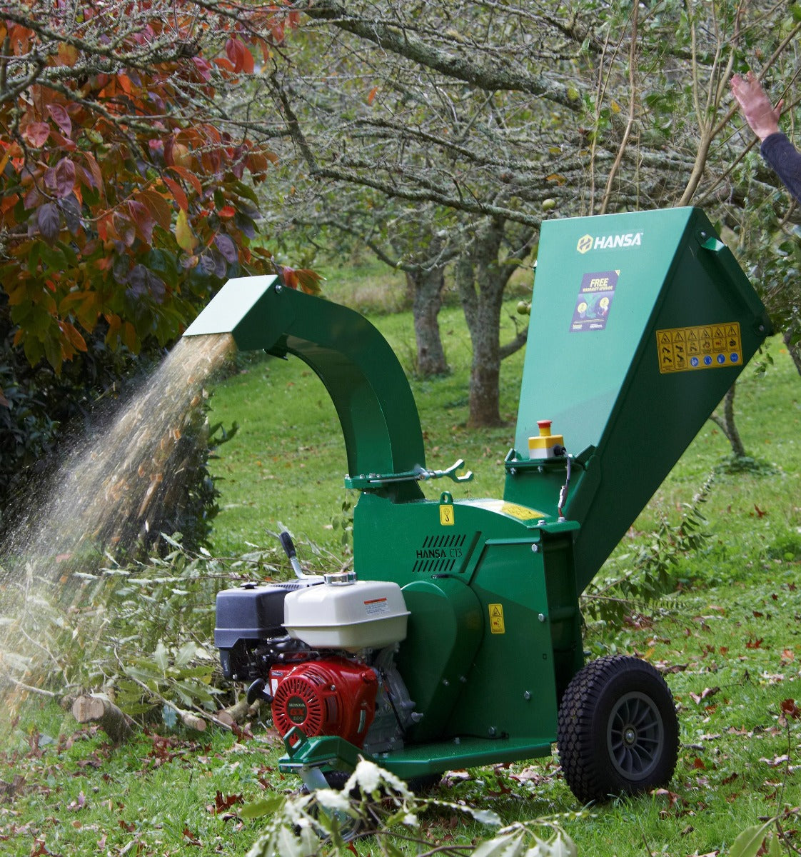 Hansa C13 9cm Petrol Garden Chipper