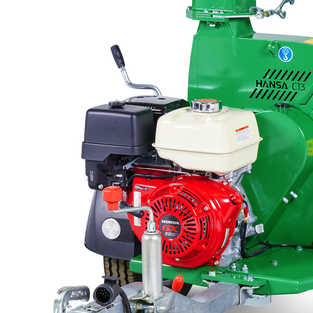 Hansa C13RT 9cm Towed Petrol Chipper