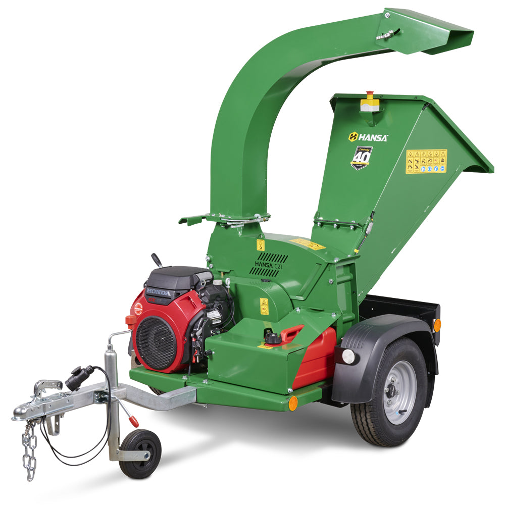 Hansa C21RT 13cm Towed Wood Chipper