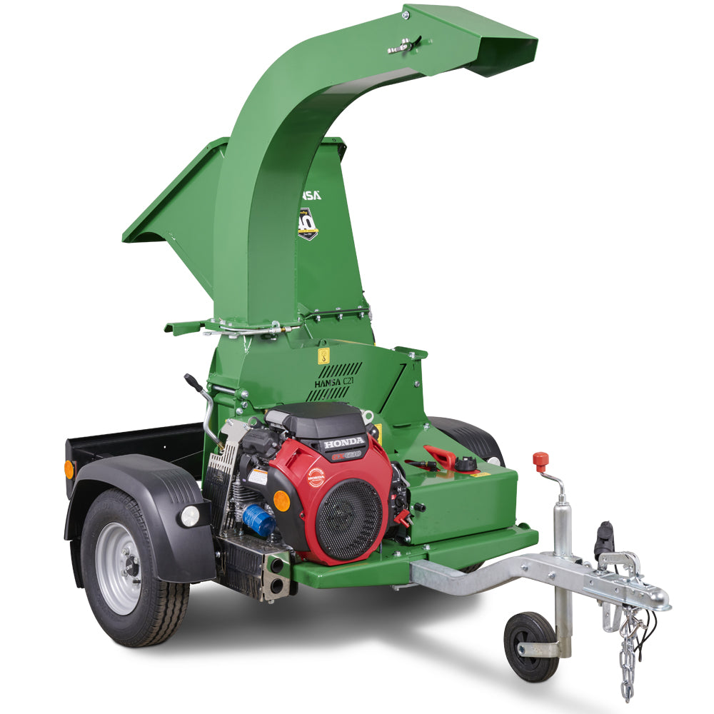 Hansa C21RT 13cm Towed Wood Chipper
