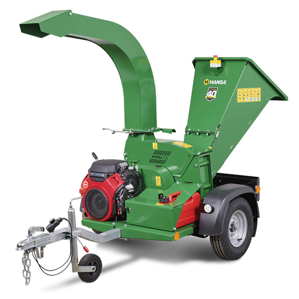 Hansa C21RT 13cm Towed Wood Chipper