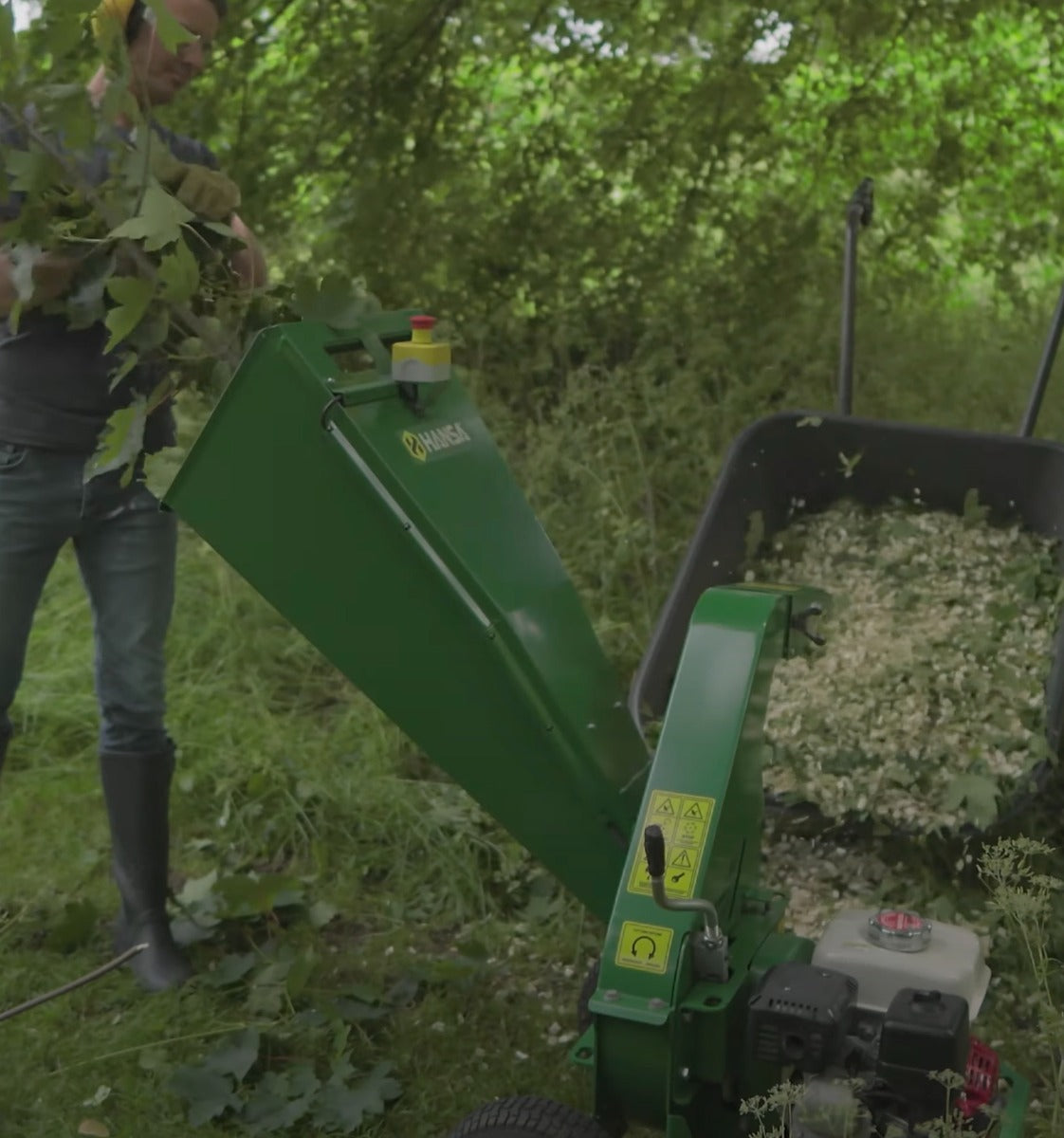 Hansa C7 7cm Petrol Garden Chipper