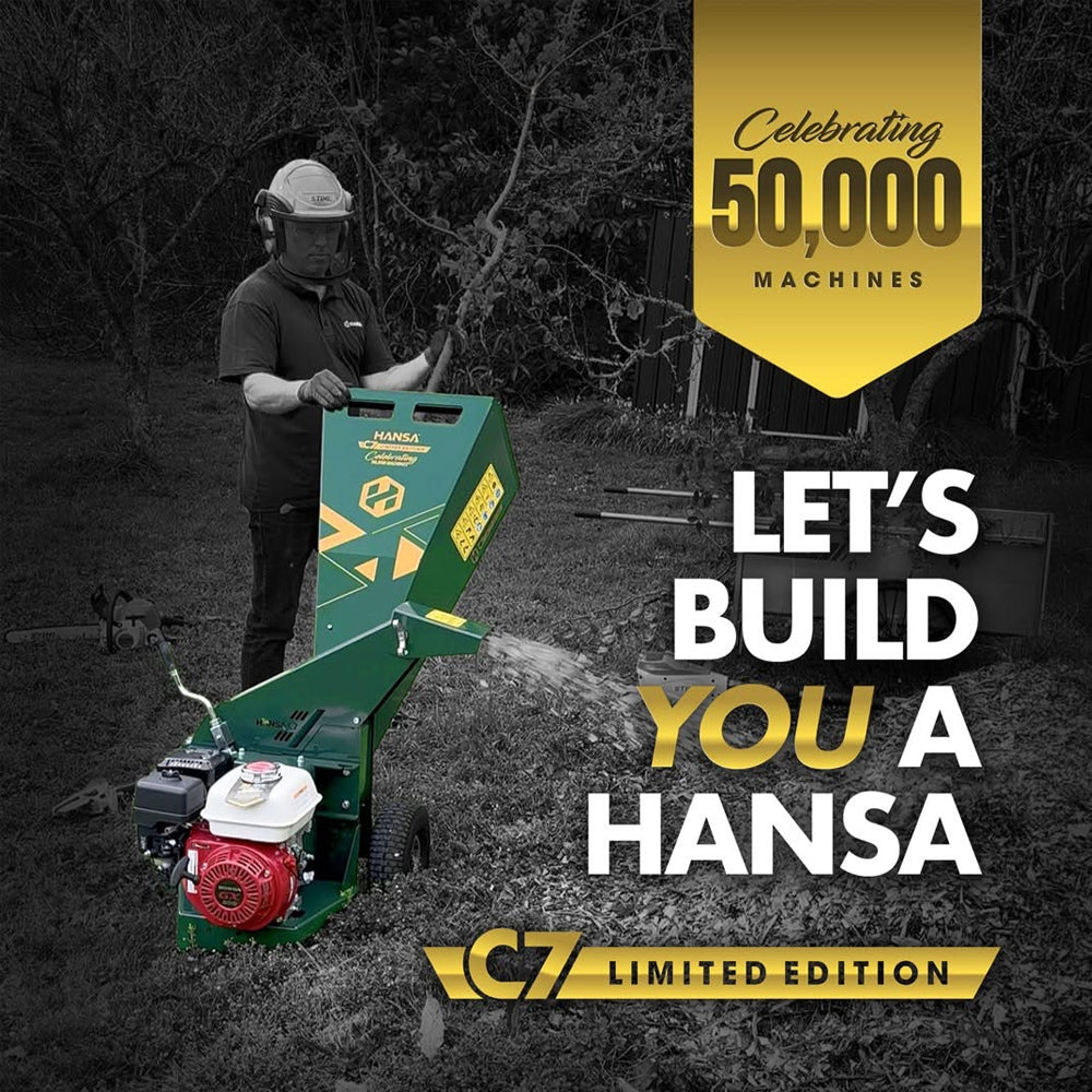 Hansa C7 LIMITED EDITION 7cm Petrol Garden Chipper