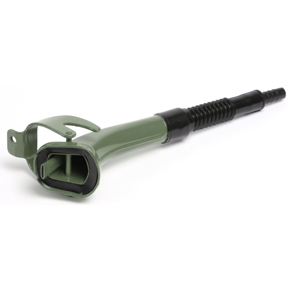The Handy Steel Spout for Green Jerry Cans
