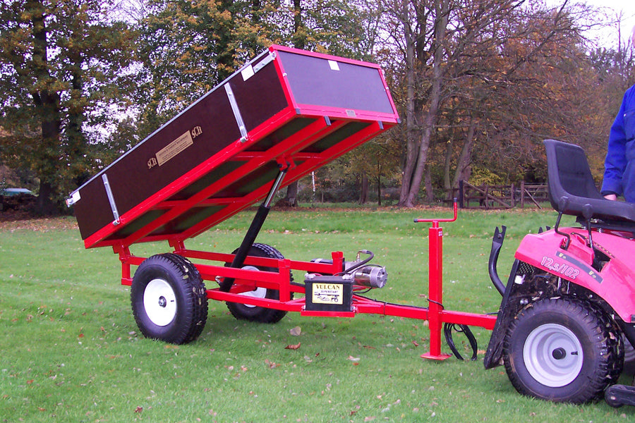 SCH HTRLE 1000kg Two-Wheel Hydraulic Tipping Trailer - Electric Tip, Single Acting Ram