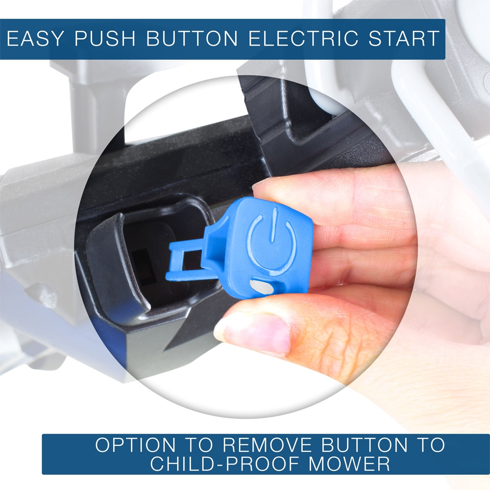 Hyundai HYM460SPE 46cm 139cc 4-in-1 Self-Propelled Petrol Lawn Mower (Electric Start)