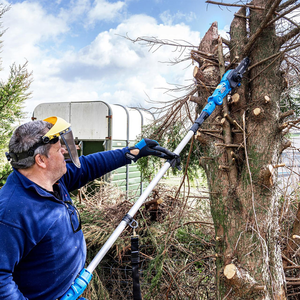Hyundai HY20CPS 20V MAX Cordless Pole Saw (with 2Ah Battery & 2A Charger)