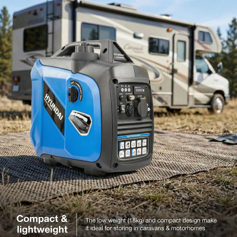 Hyundai HY2350Si 2.0kW Petrol Inverter Generator