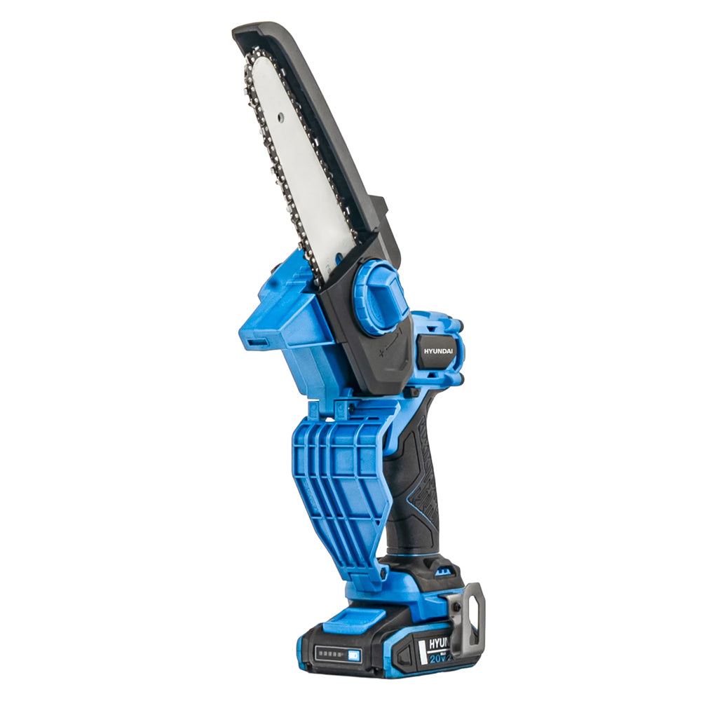 Hyundai HY20CCS150 20V MAX Cordless Mini Chainsaw (with 2Ah Battery & 2A Charger)