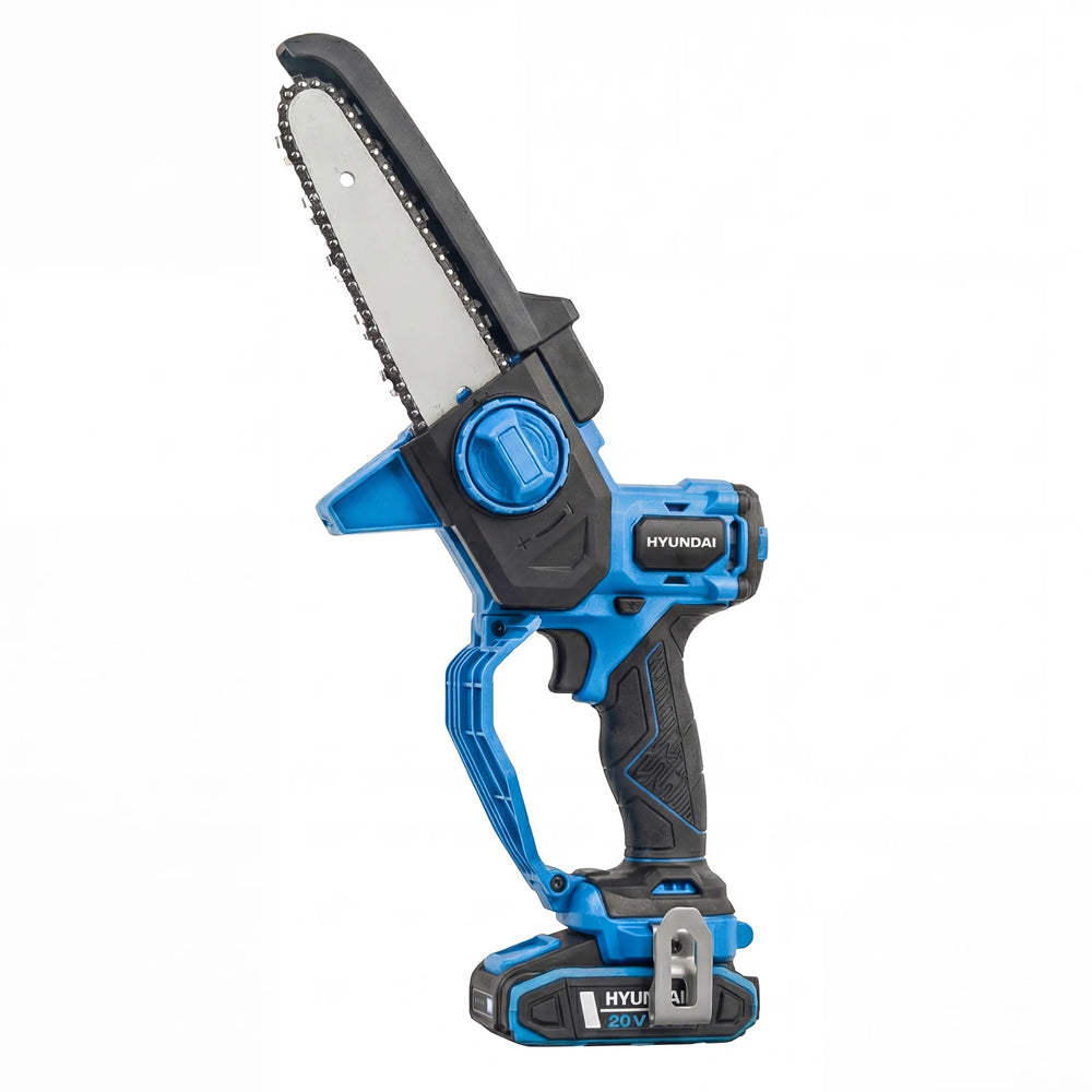Hyundai HY20CCS150 20V MAX Cordless Mini Chainsaw (with 2Ah Battery & 2A Charger)