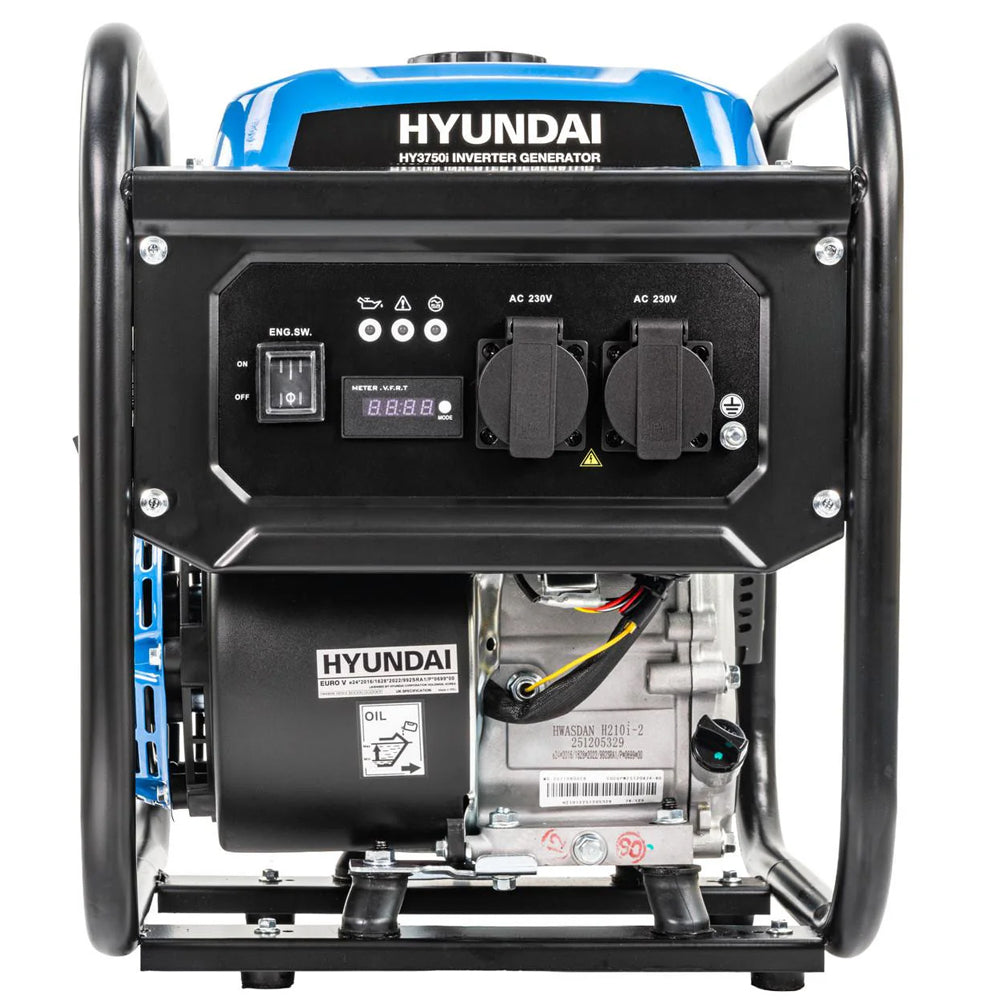 Hyundai HY3750i 3.3kW Open-Framed Petrol Inverter Generator