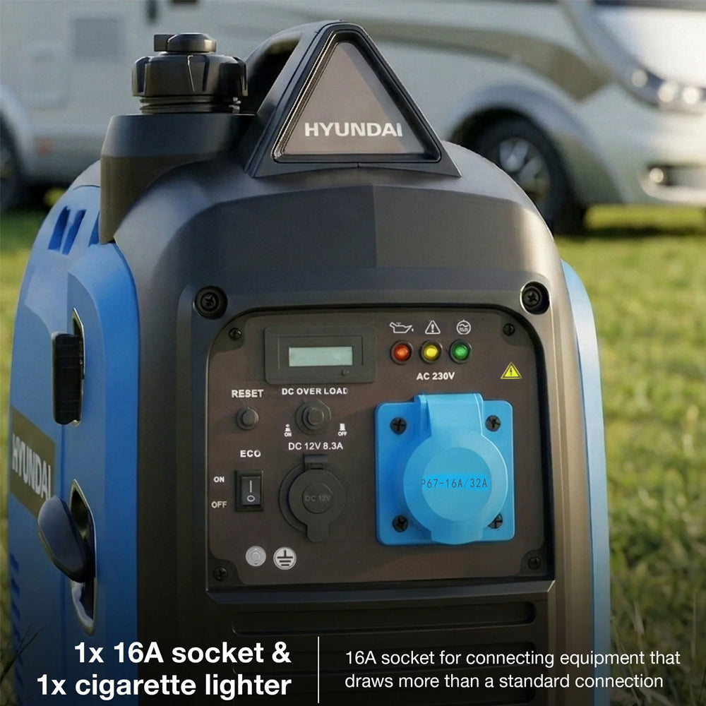 Hyundai HY3900Si 3.3kW Petrol Inverter Generator