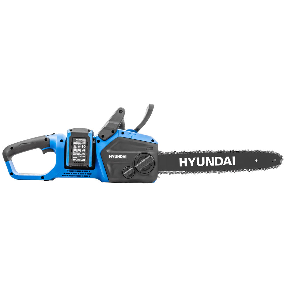 Hyundai HY40CCS350 40V (2x20V) Cordless Chainsaw (with 2 x 4Ah Batteries & Dual Charger)