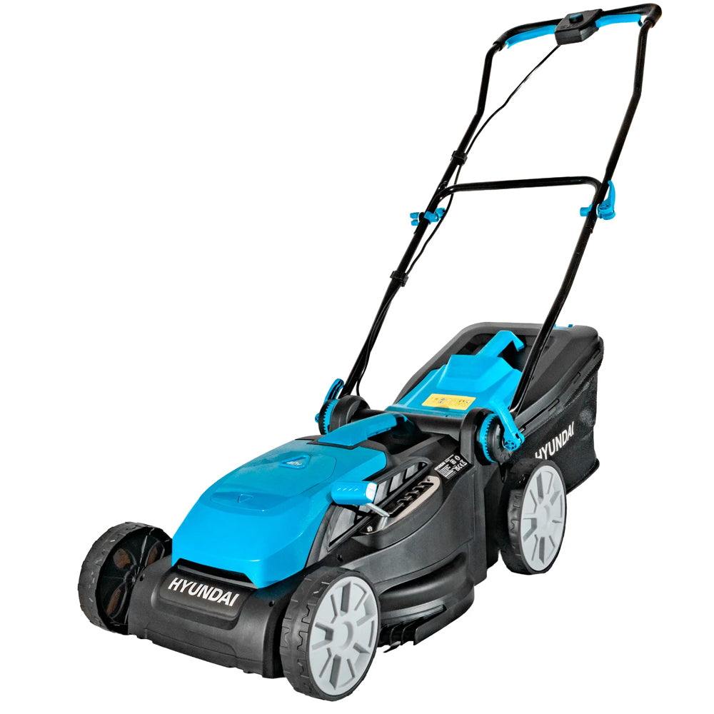 Hyundai HY40CLM38 3-in-1 40V (2x20V) Push Cordless Lawn Mower (with 2 x 4Ah Batteries & Dual Charger)