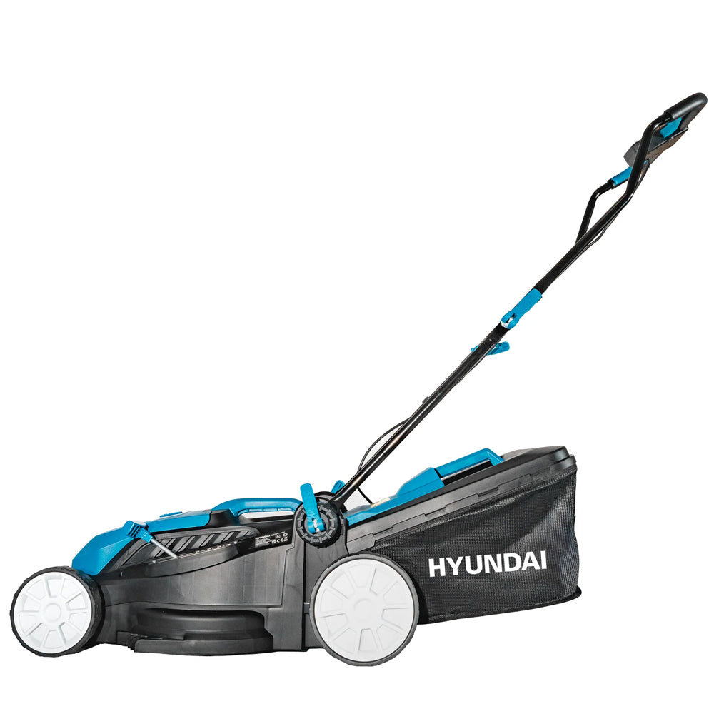 Hyundai HY40CLM38 3-in-1 40V (2x20V) Push Cordless Lawn Mower (with 2 x 4Ah Batteries & Dual Charger)