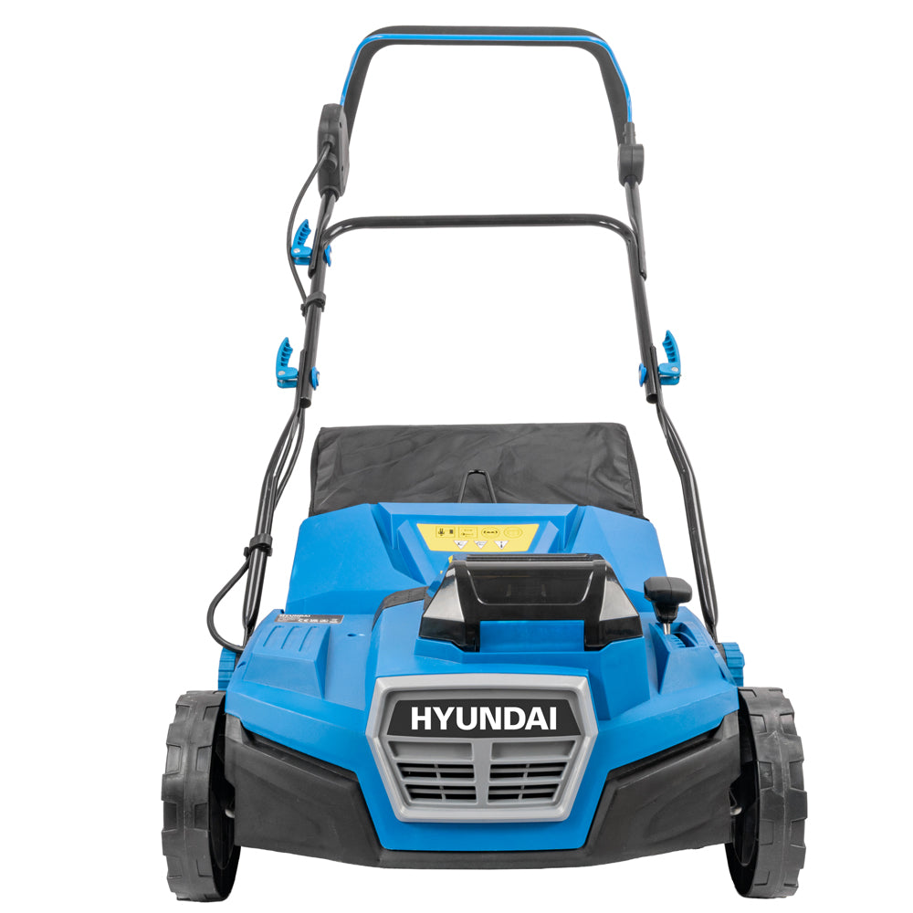 Hyundai HY40CSC38 2-in-1 40V (2x20V) Cordless Lawn Scarifier & Aerator (with 2 x 4Ah Batteries & Dual Charger)