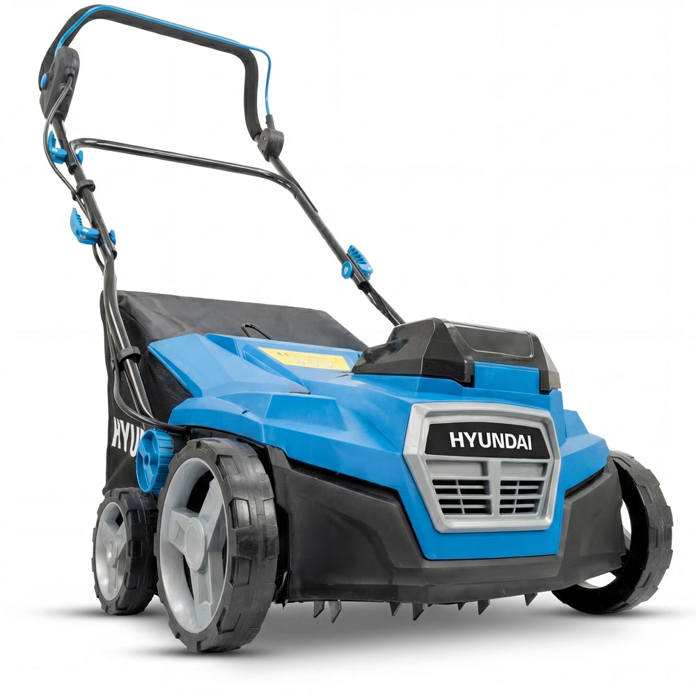 Hyundai HY40CSC38 2-in-1 40V (2x20V) Cordless Lawn Scarifier & Aerator (with 2 x 4Ah Batteries & Dual Charger)
