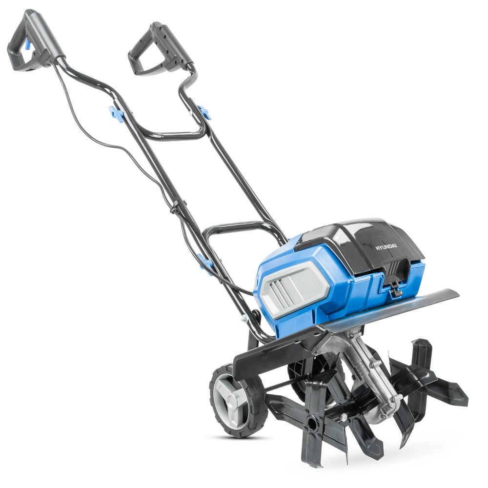 Hyundai HY40CT36 40V (2x20V) Cordless Tiller (with 2 x 4Ah Batteries & Dual Charger)