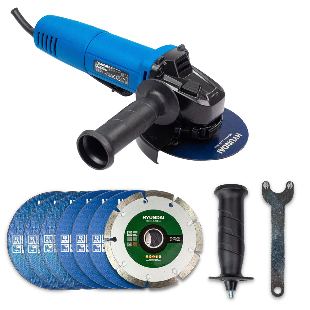 Hyundai HYAG900E 900W Electric Angle Grinder