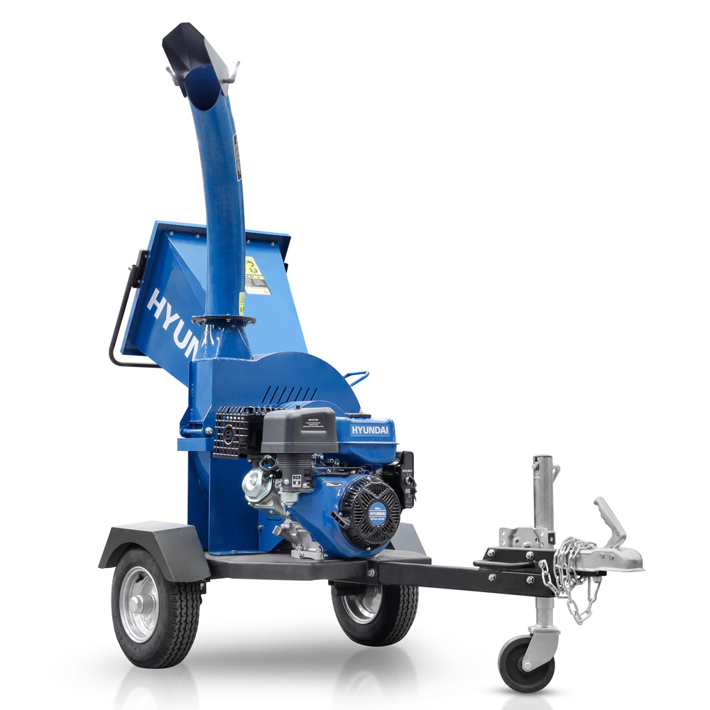 Hyundai HYCH15100TE 11cm Towable Petrol Wood Chipper (Electric Start)